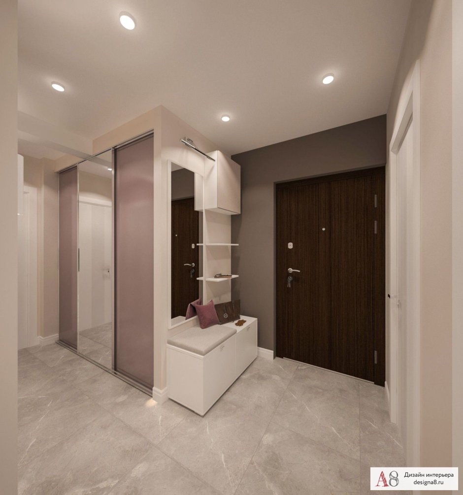 Прихожая в двухкомнатной квартире