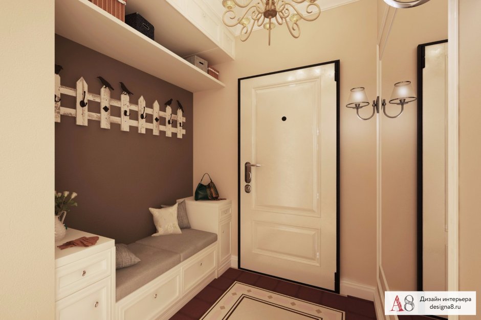 Коридор в маленькой квартире