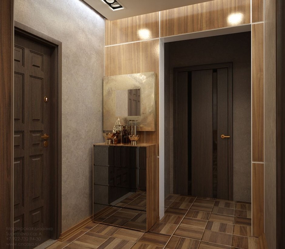 Прихожая в панельной двушке