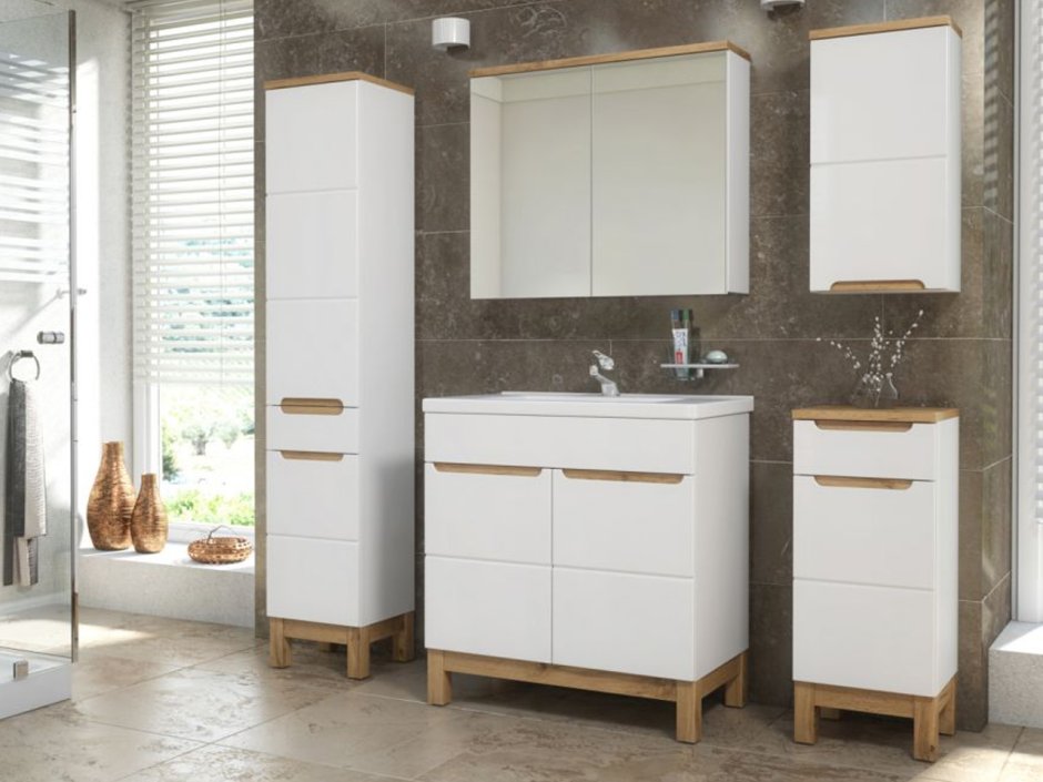 Комплект мебели для ванной Леруа Мерлен