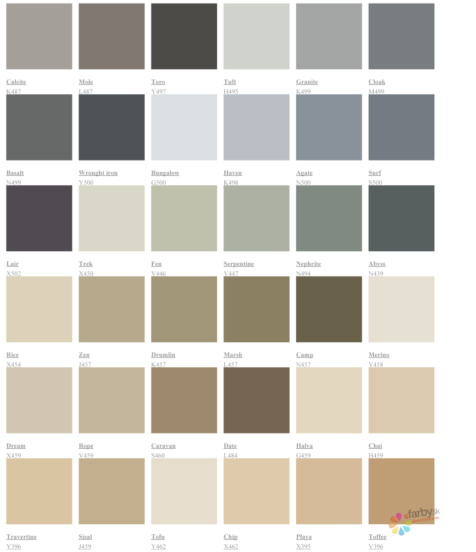 Тиккурила серая палитра