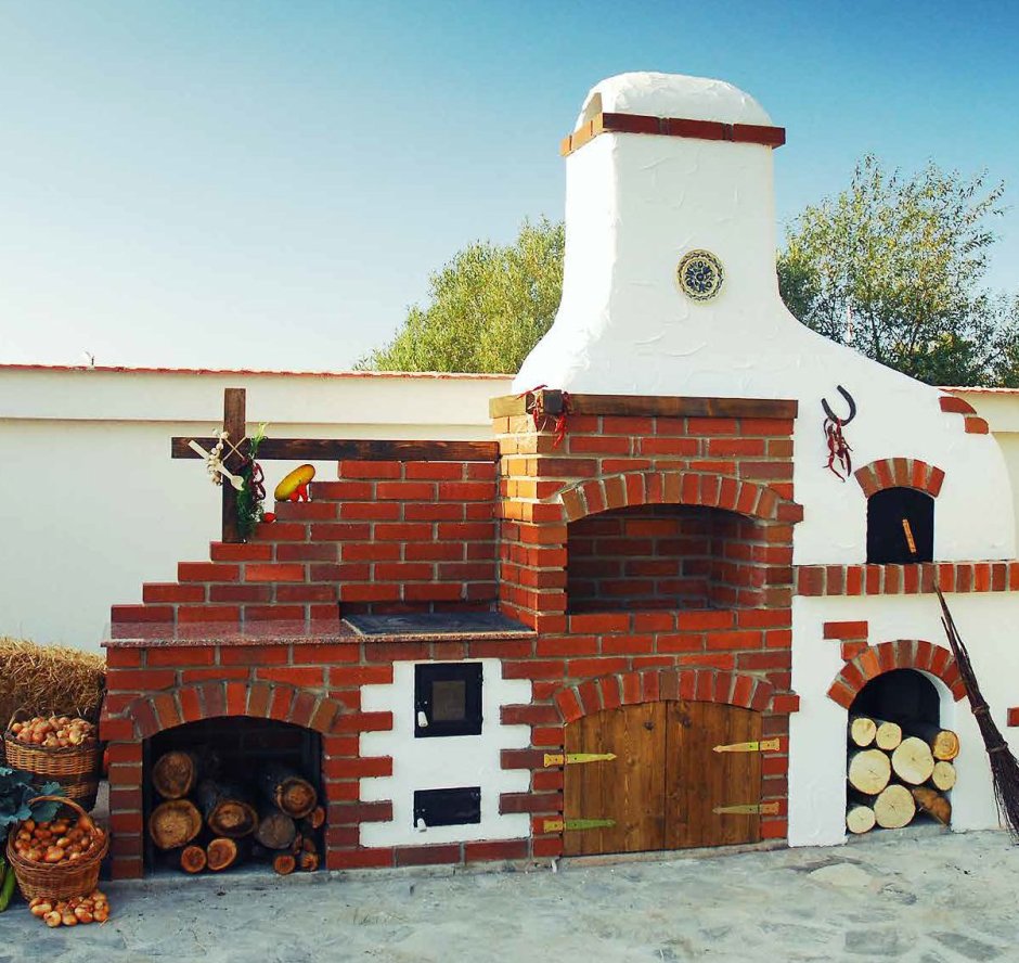 Уличные барбекю комплексы