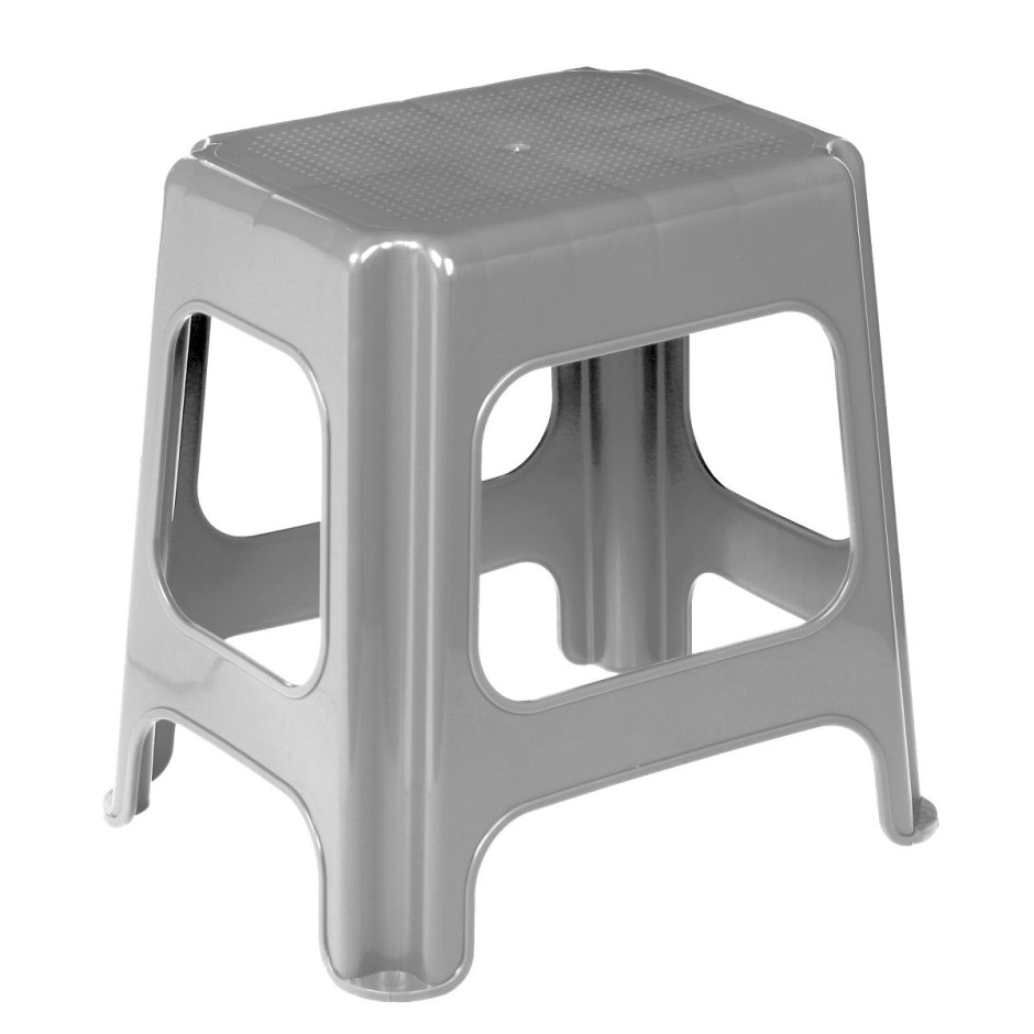 Стул пластиковый серый