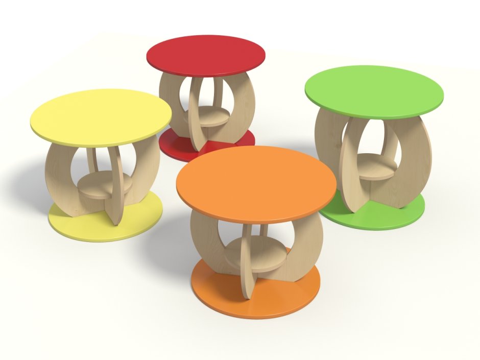 Стол журнальный игровой "светофор"