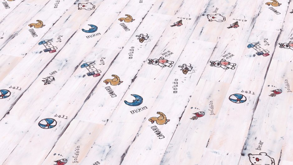 Ламинат с рисунком травы