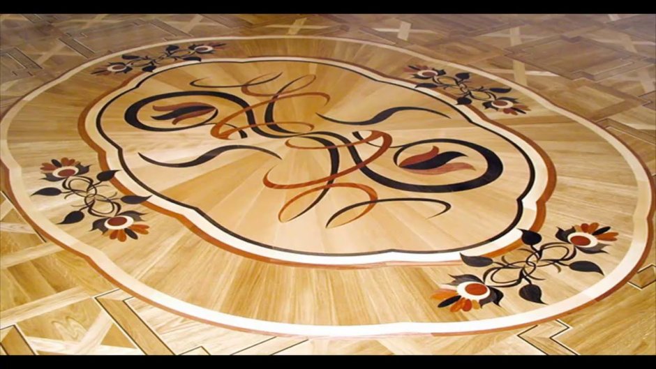 Красивый ламинат с узором