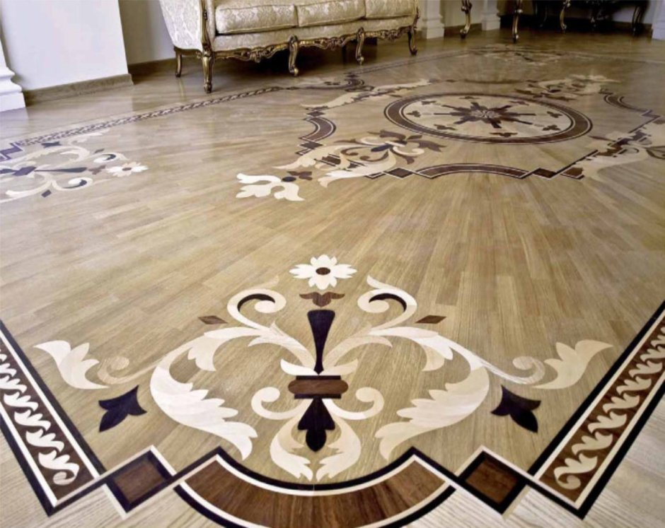 Художественный паркет Версаче