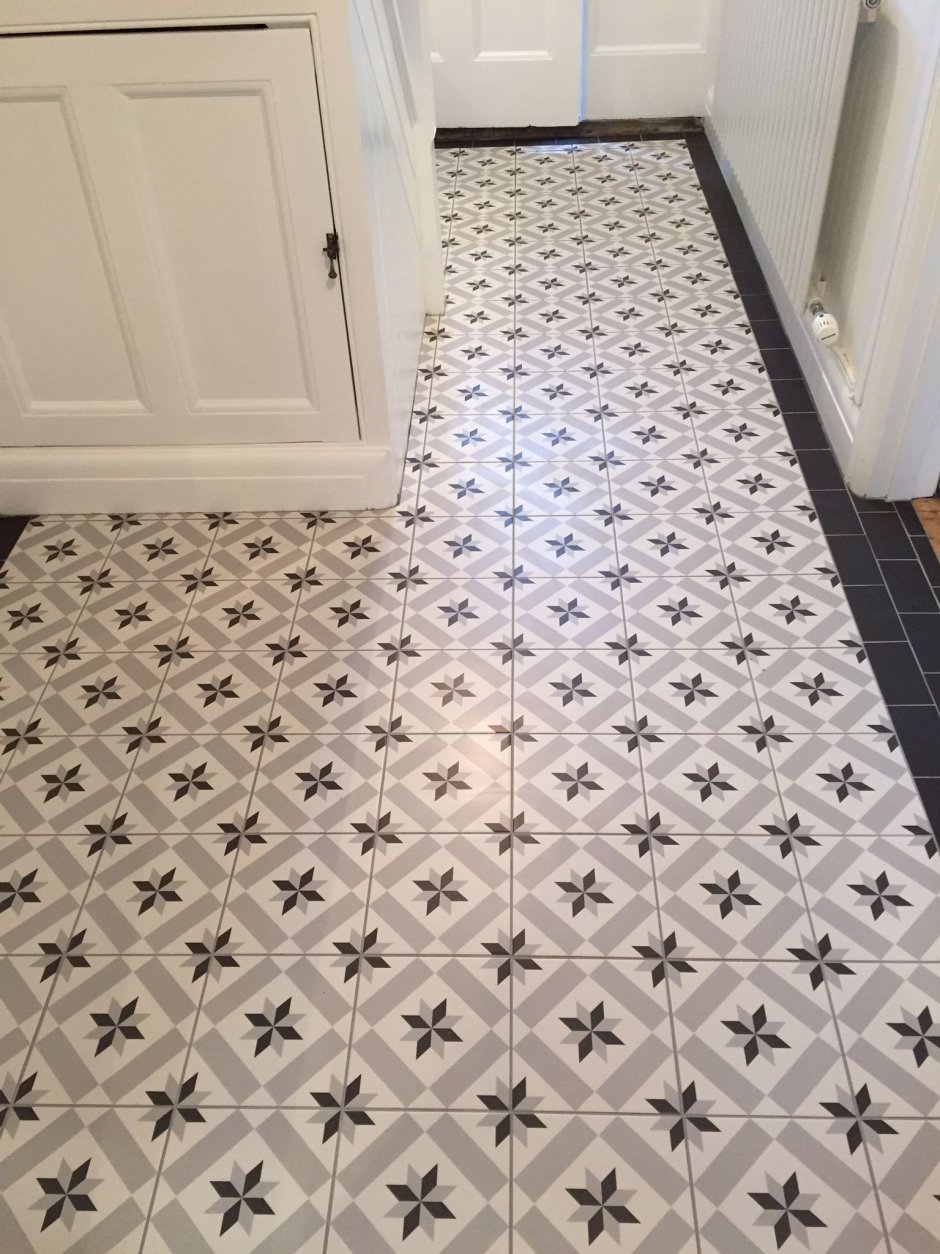 Плитка с узором на пол в прихожую