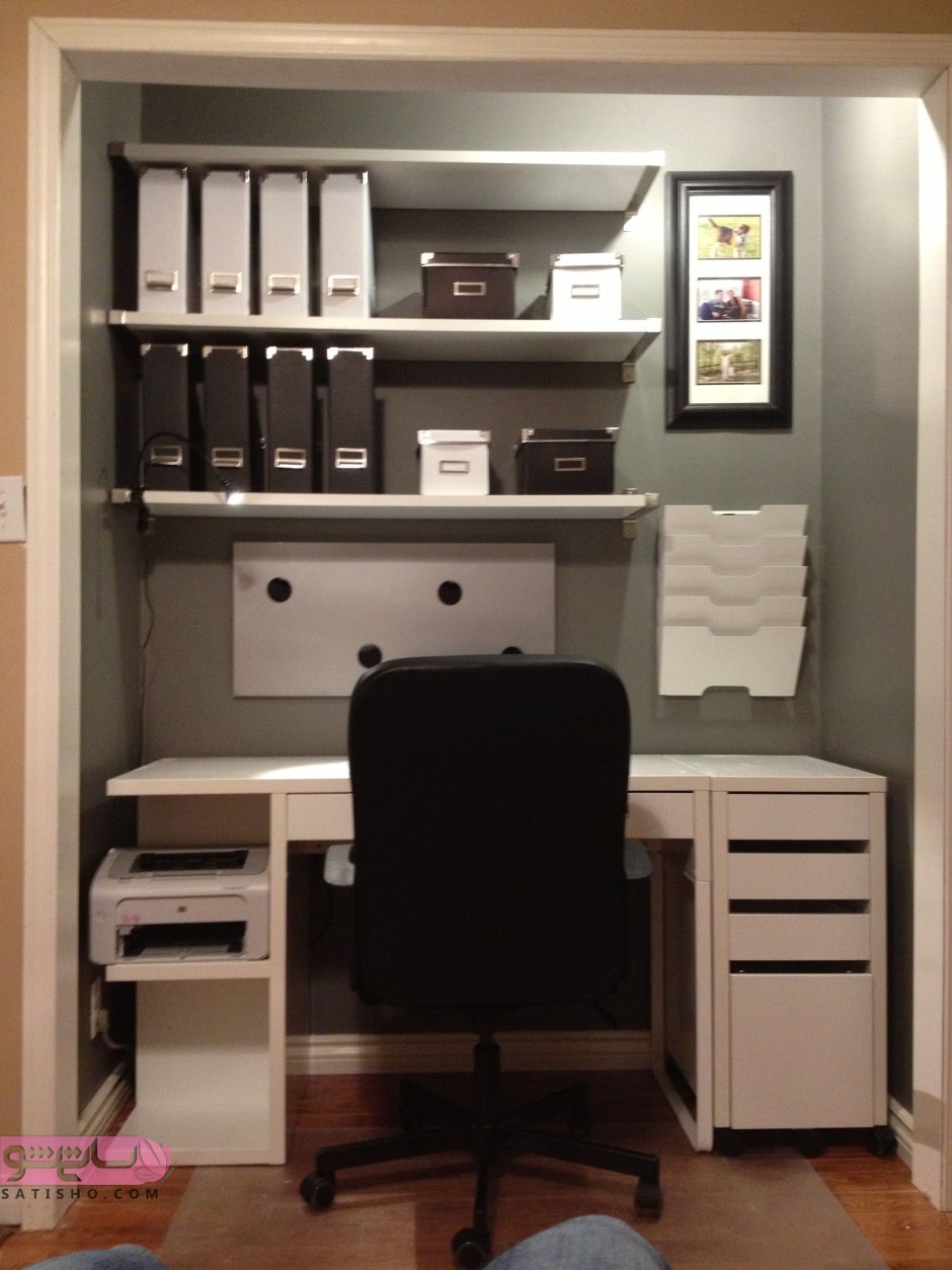 Рабочее место в шкафу