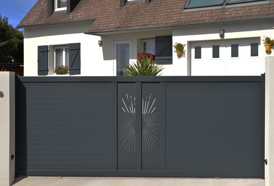 Ворота распашные DOORHAN RAL 7016