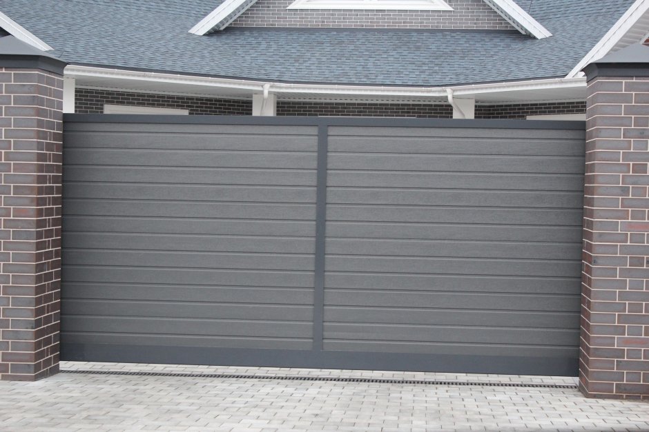 Откатные ворота ALUTECH Prestige
