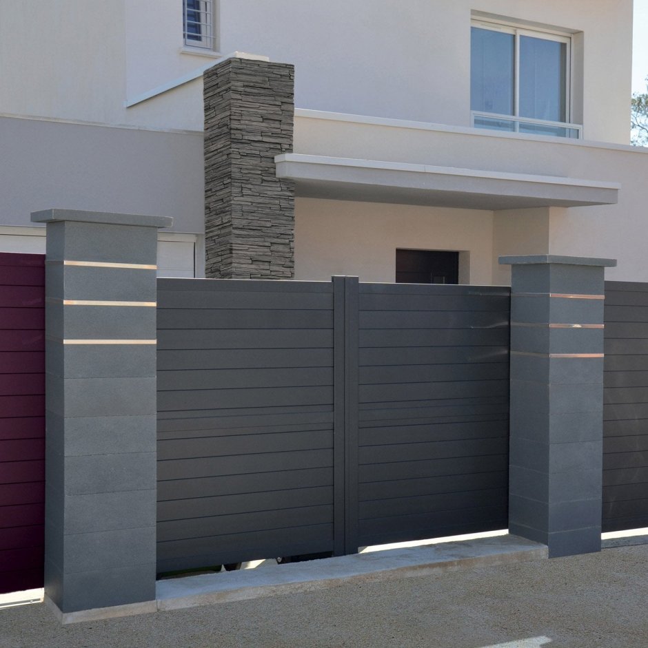 Ворота откатные Модерн