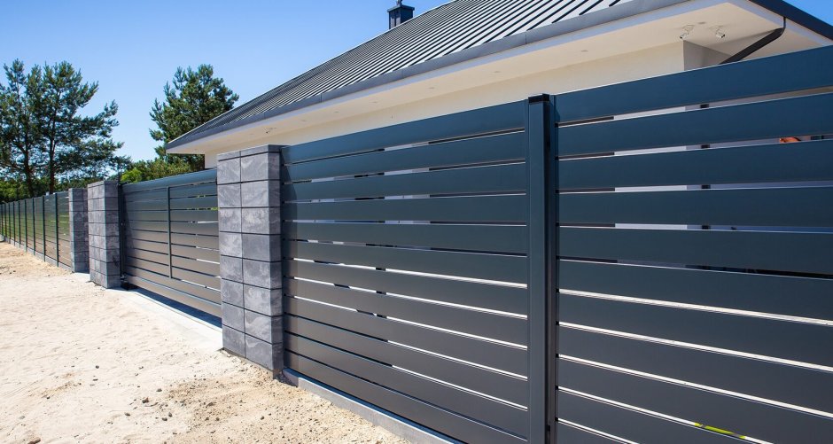 Забор МЕТАЛЛПРОФИЛЬ горизонтальный