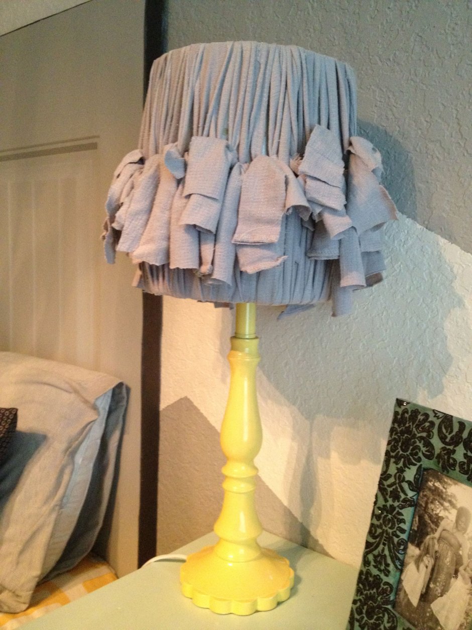 Преобразить старый абажур