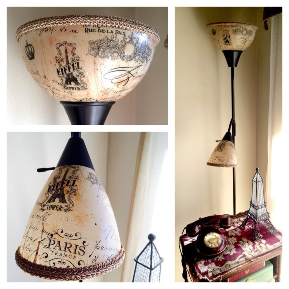 Декор икеевского торшера