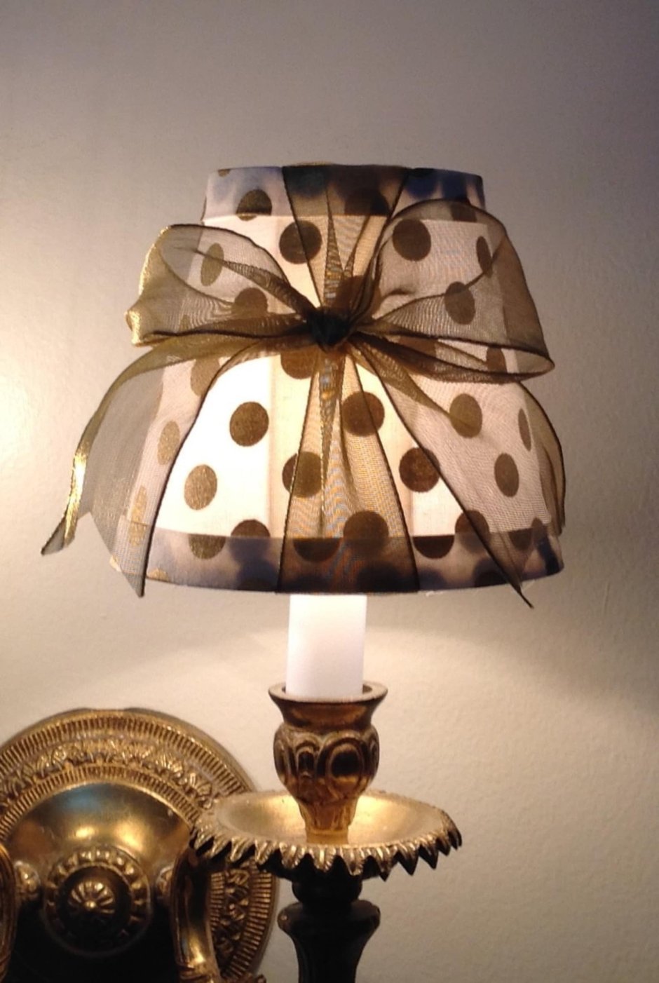 Декорировать абажур