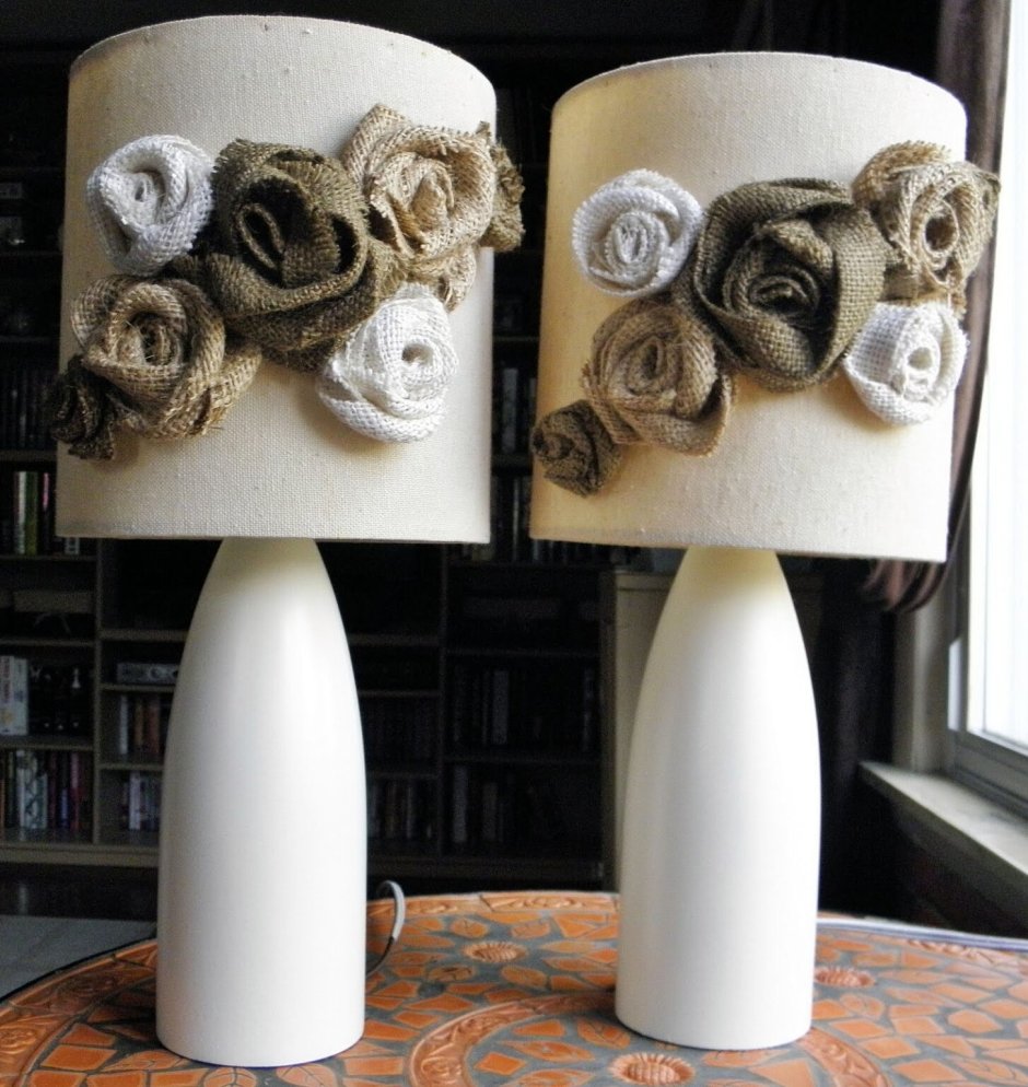 Абажур из Мешковины