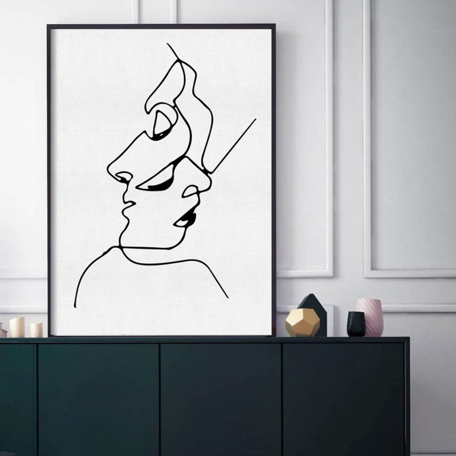 Постер в минималистическом стиле