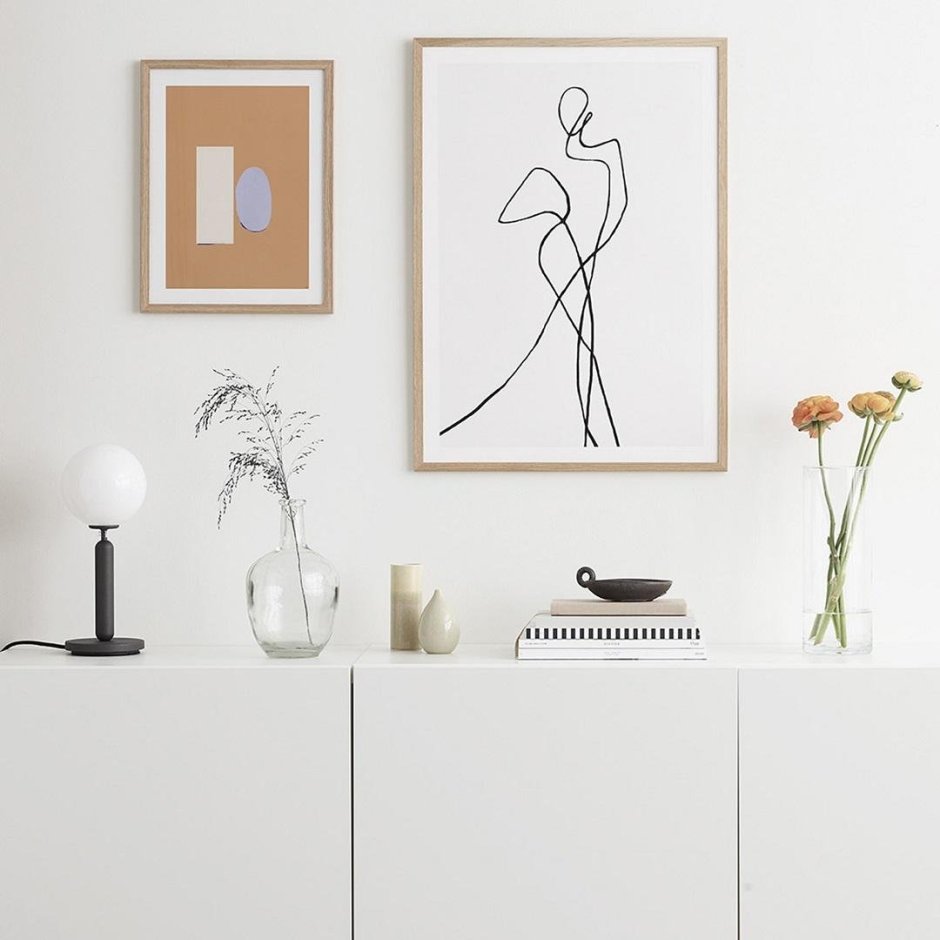 Минималистичные постеры для интерьера