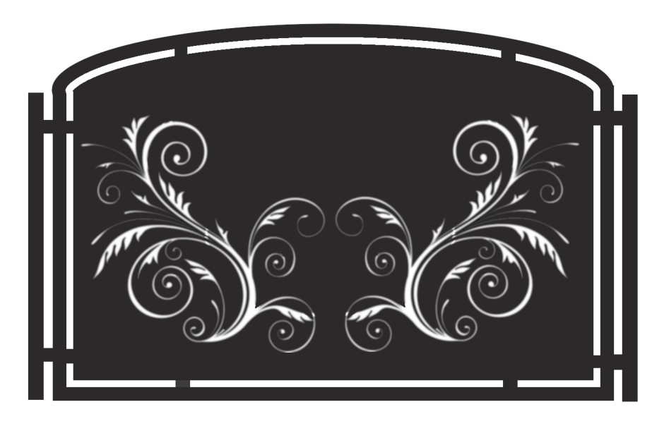 Трафарет для ворот