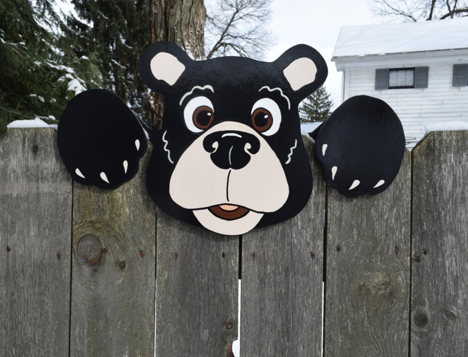 Фигурки на забор из фанеры