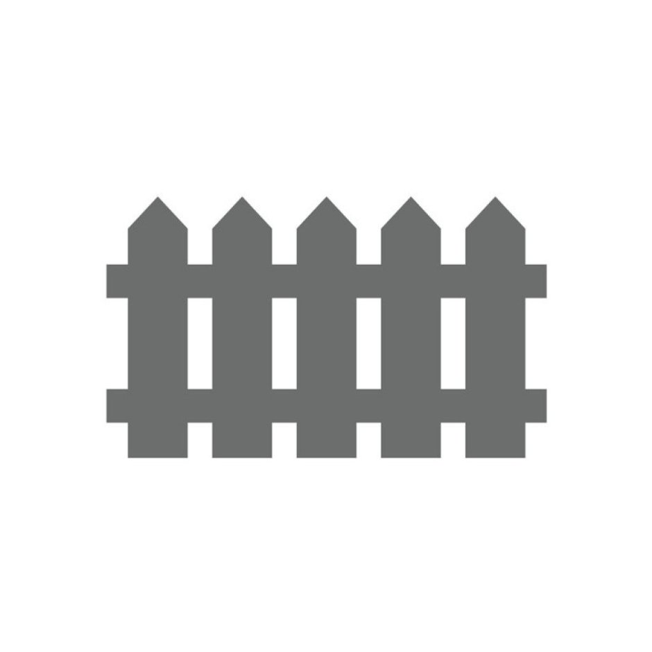 Забор трафарет