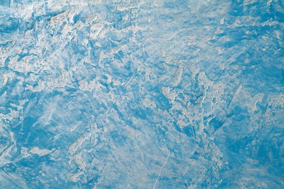 Венецианская штукатурка голубой мрамор