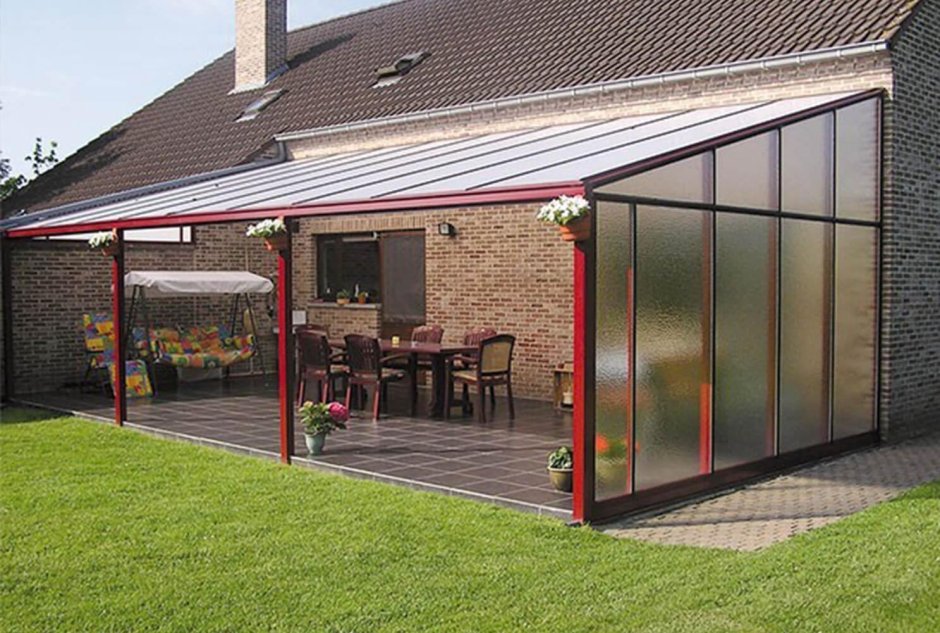 Веранда из поликарбоната