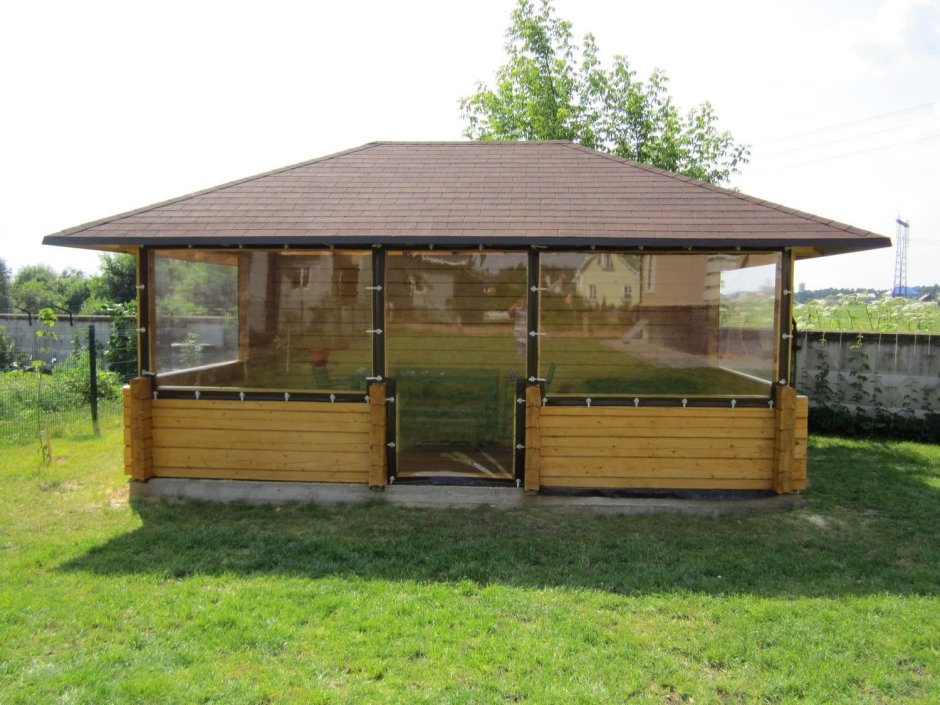 Мягкие окна для беседок