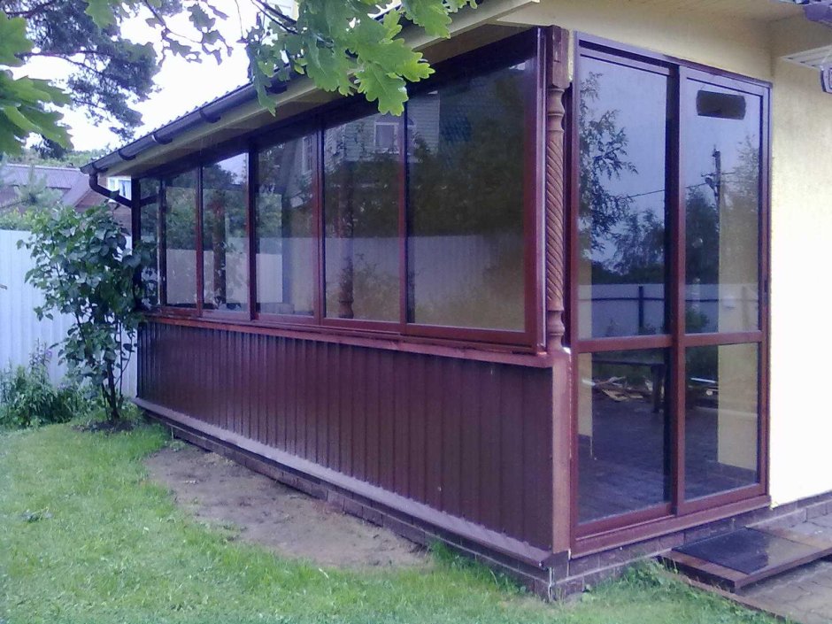 Веранда из поликарбоната