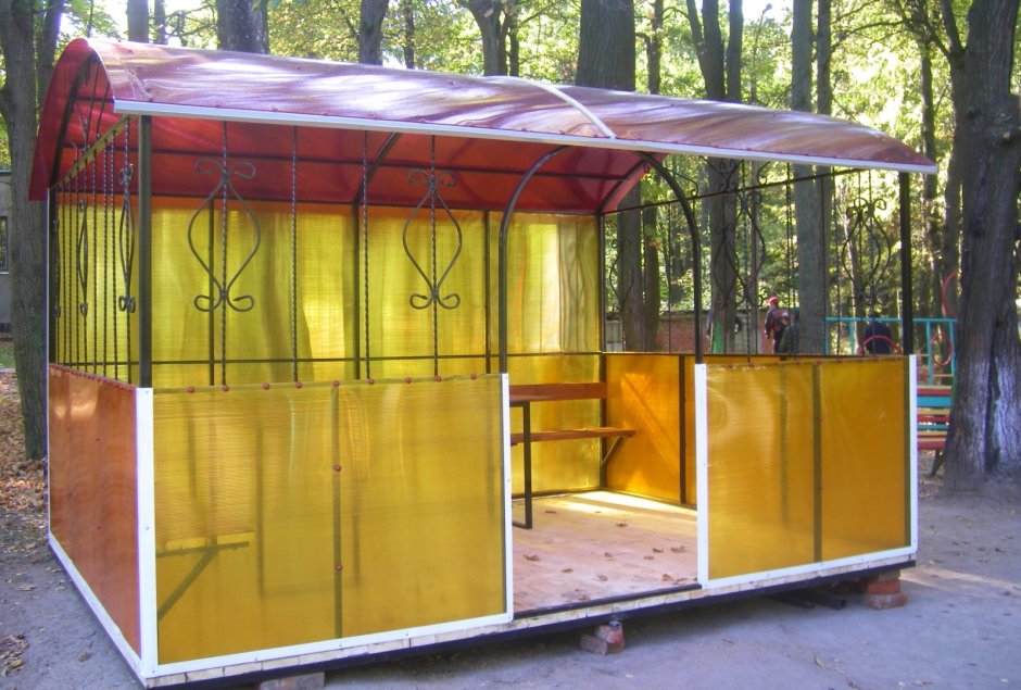 Беседка Дачная 2х2 металл