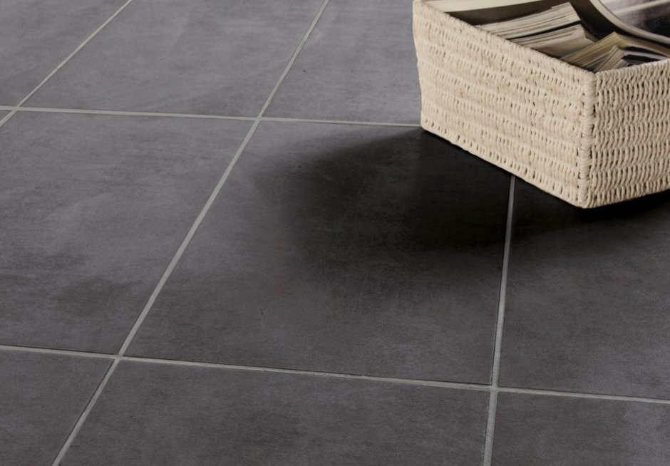 Плитка половая керамическая серая