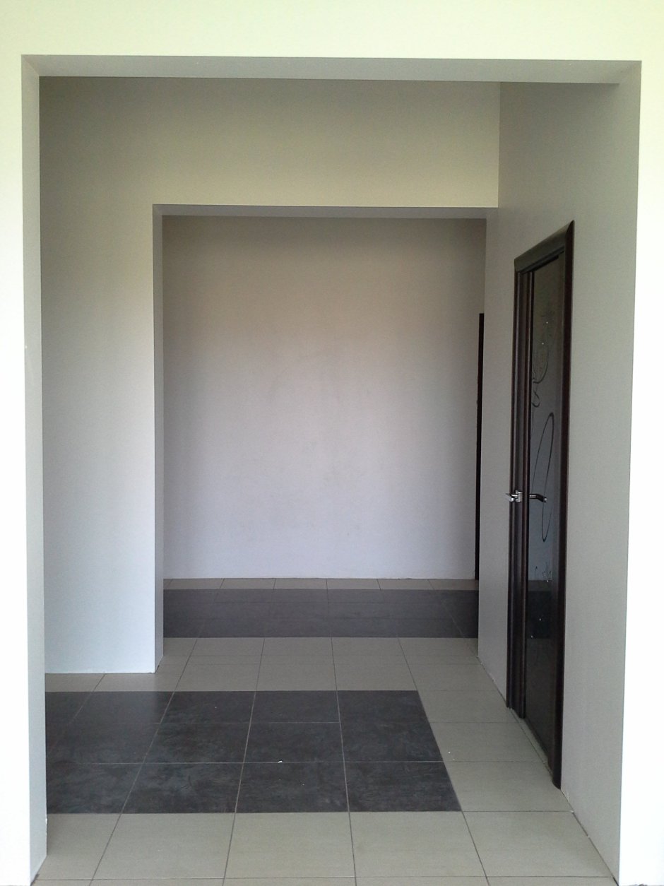 Отделка проема без двери