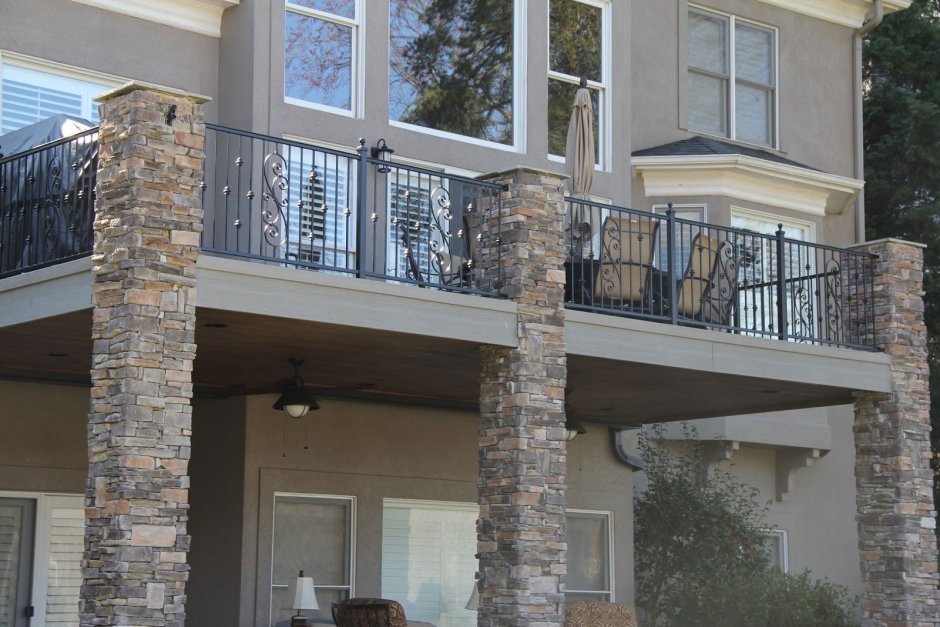 Красивое ограждение балкона