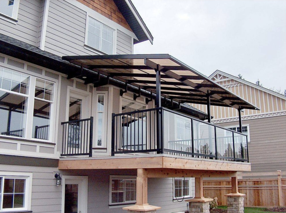 Навес над террасой