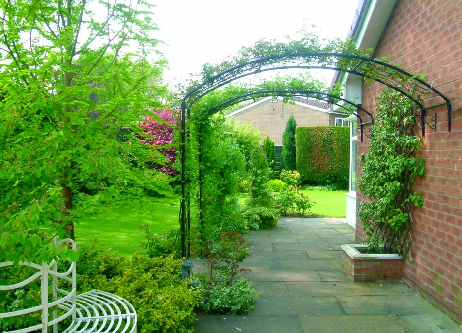 Пергола полуарка