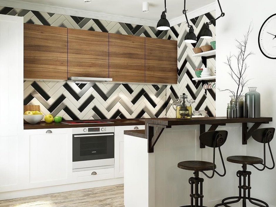 Фартук кабанчик зигзаг