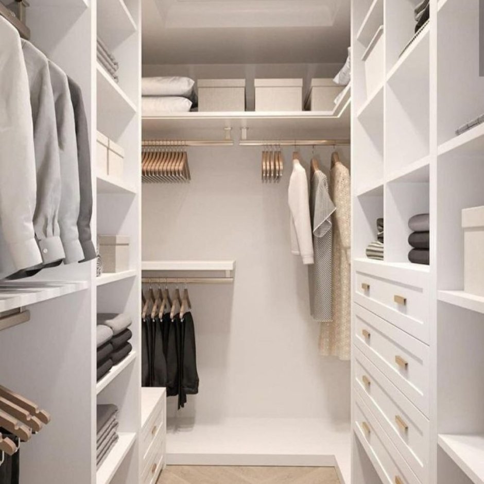 Гардеробная планировка 3м2