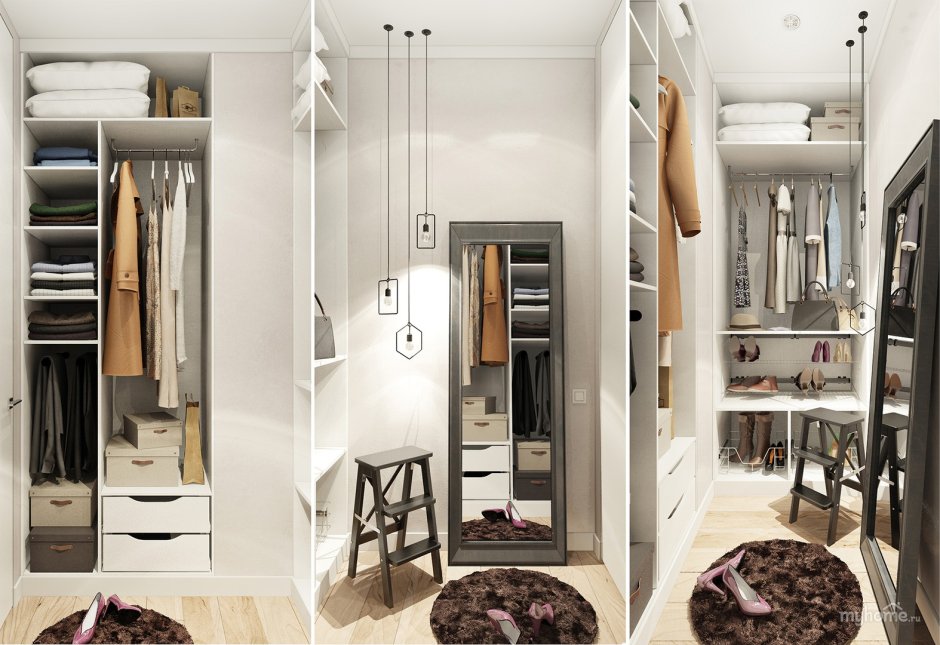 Двухкомнатная квартира с гардеробной