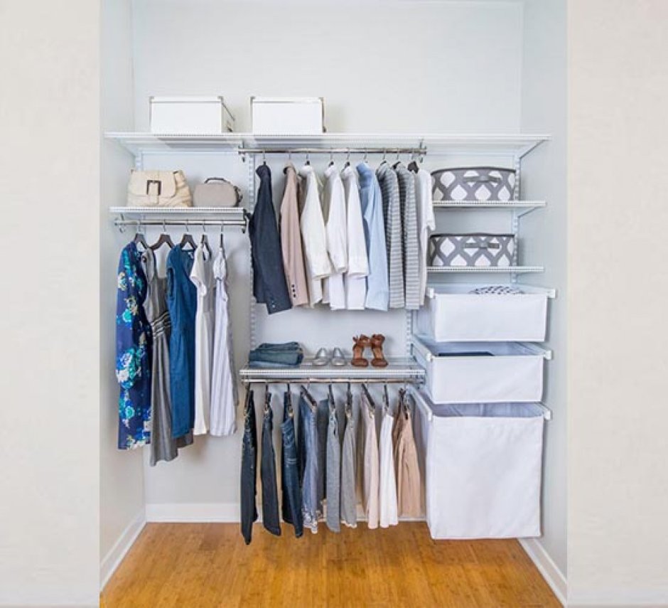 Гардеробные системы в нишу