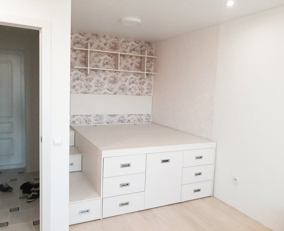 Кровать комод в нишу