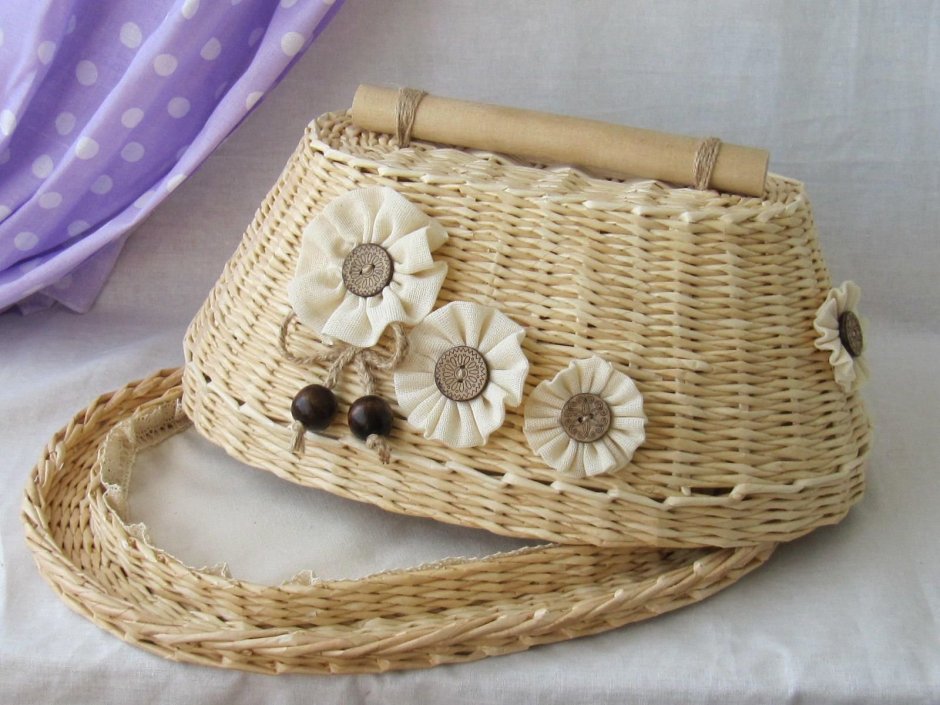 Декор плетеных изделий