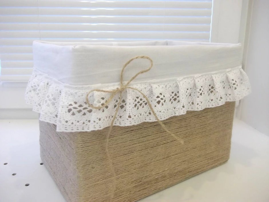 Декор коробок для хранения