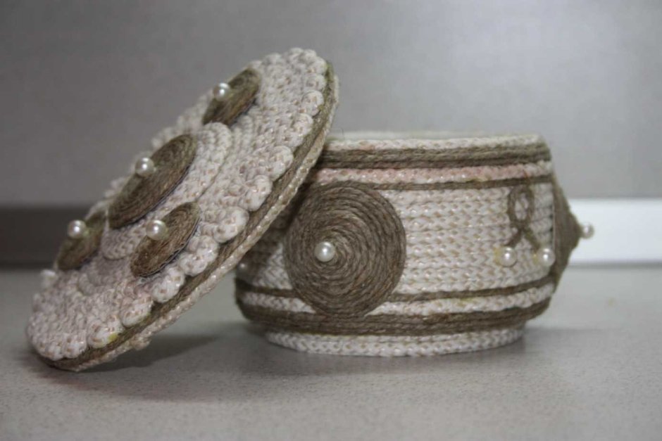 Изделия из джутовой веревки