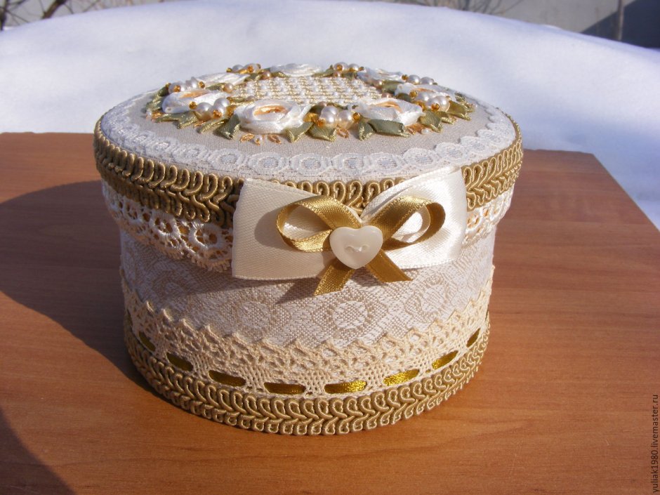 Украсить шкатулку