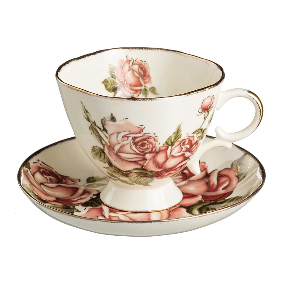Чайный сервиз корейская роза Лефард