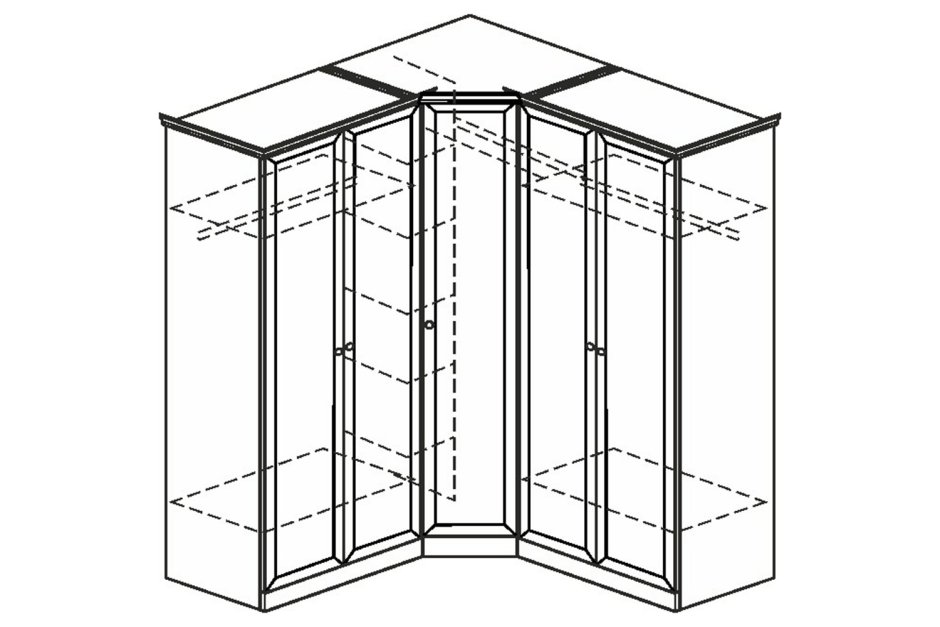 Угловой шкаф Камилла Шатура