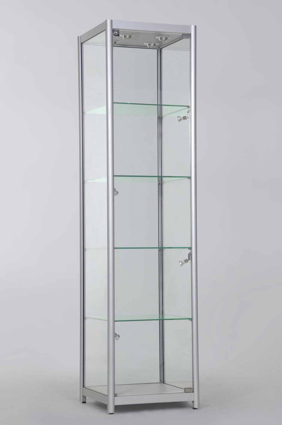 Шкаф витрина с замком