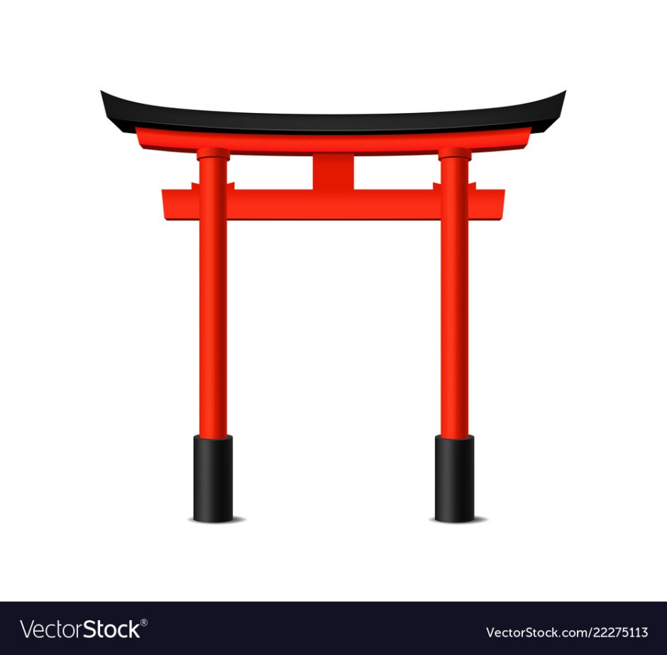 Японские круглые ворота