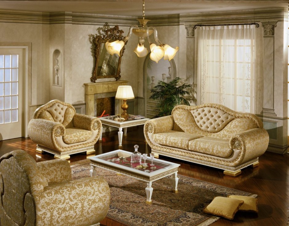 Элитная мягкая мебель для гостиной